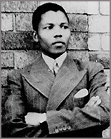 A young Nelson Mandela