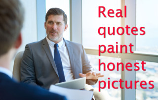 Real Quotes Paint Honest Pictures